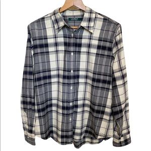 Ralph Lauren flannel top